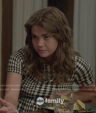 Callie's gingham checked dress on The Fosters