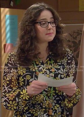 Delia's floral shirtdress on I Didn't Do It