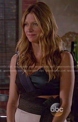Joss's belted wrap dress on Mistresses