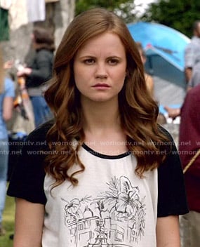 Norrie's illustration graphic tee on Under the Dome
