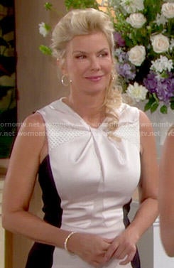 Brooke's twist front dress on The Bold and the Beautiful