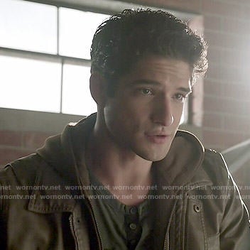 Scott's brown leather jacket on Teen Wolf
