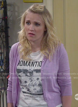 Gabi's Romantique graphic top on Young and Hungry