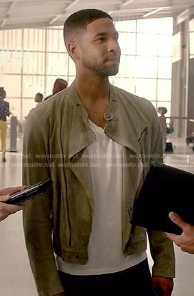 Jamal's suede jacket on Empire