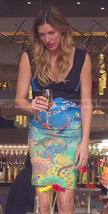 Josslyn's underwater print dress on Mistresses