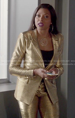 Cookie's gold pant suit on Empire