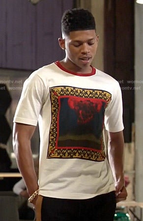 Hakeem's square graphic tee on Empire