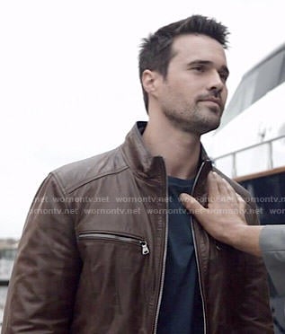 Ward's brown leather jacket on Agents of SHIELD