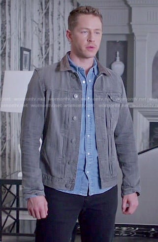 David's grey denim jacket on Once Upon a Time