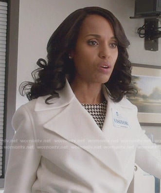 Olivia's white coat on Scandal