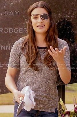 Hester's grey t-shirt on Scream Queens
