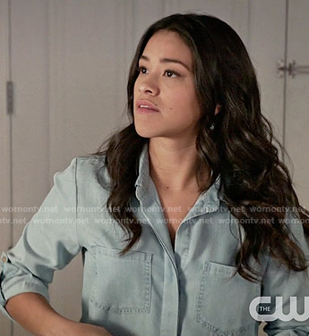 Jane's chambray shirt on Jane the Virgin
