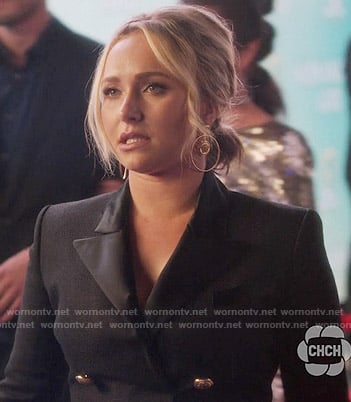 Juliette's double breasted blazer dress on Nashville