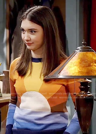 Riley's sun sweater on Girl Meets World