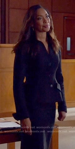 Jessica's black suit on Suits