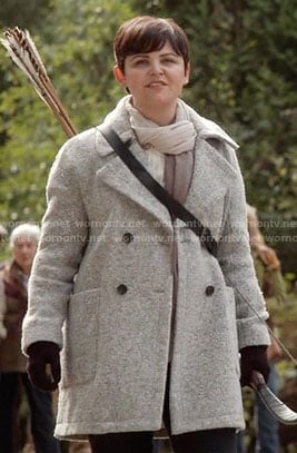 Mary's grey coat on Once Upon a Time