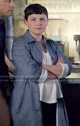 Mary's chambray coat on Once Upon a Time