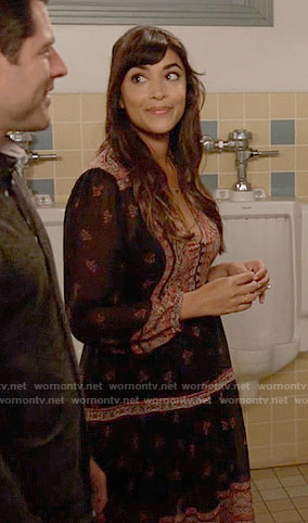 Cece's Thanksgiving dress on New Girl