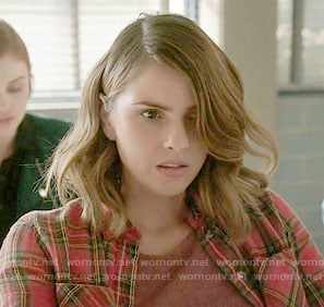 Malia's red plaid shirt on Teen Wolf