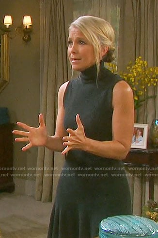 Jennifer's grey turtleneck dress on Days of our Lives