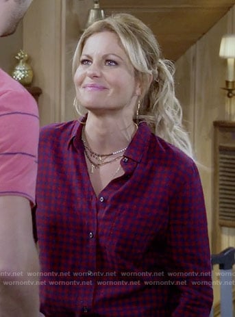 DJ's red checked shirt on Fuller House