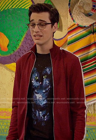 Joey's galaxy cat t-shirt on Liv and Maddie
