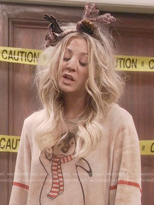 Penny's penguin sweater on The Big Bang Theory