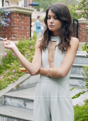 Sabrina's cutout jumpsuit on The Mick