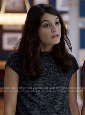 Sabrina's heathered tee on The Mick