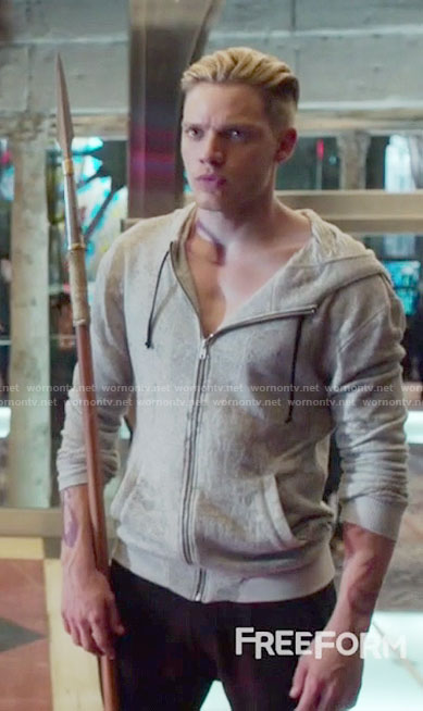 Jace's grey hoodie on Shadowhunters