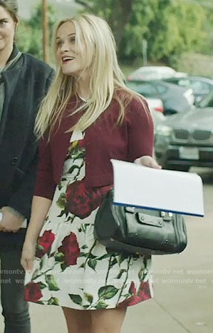Madeline's rose print drop-waist dress on Big Little Lies