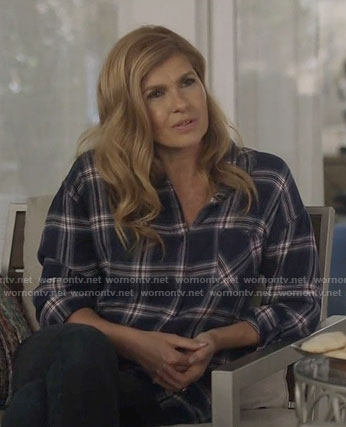 Rayna's navy plaid shirt on Nashville