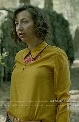 Carol's yellow collared blouse on Last Man on Earth