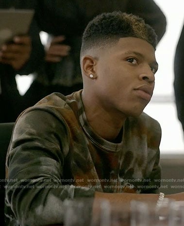 Hakeem's tie dye sweatshirt on Empire