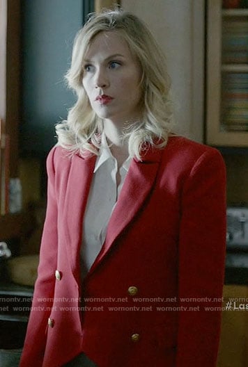 Melissa's red blazer on Last Man on Earth