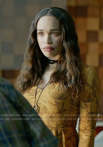 Erica's yellow floral dress on Last Man on Earth