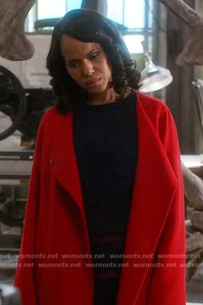 Olivia's red coat on Scandal