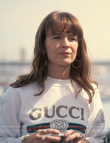Sophia's Gucci sweatshirt on Girlboss