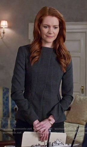 Abby's grey jacket on Scandal