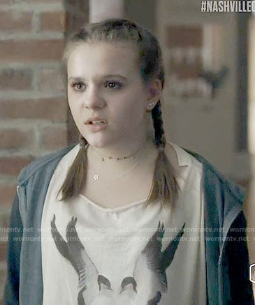Daphne's bird tee on Nashville