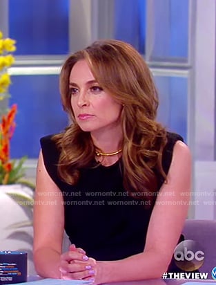 Jedediah's black mini dress on The View