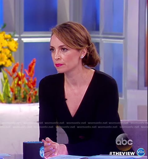 Jedediah's black cutout dress on The View
