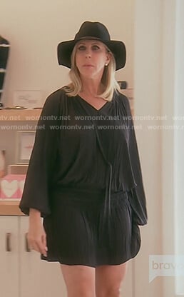 Vicki's long sleeve top dress on The Real Housewives of OC
