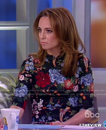 Jedediah's floral high neck dress on The View