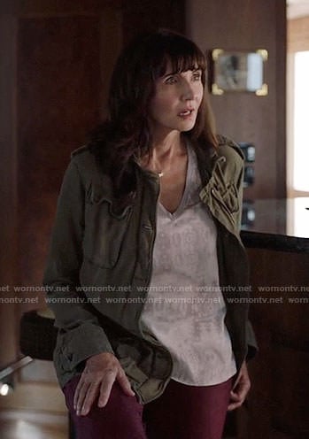 Gail's army jacket on Last Man on Earth