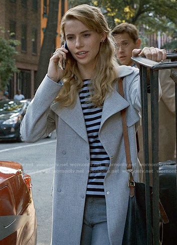 Stevie's grey coat on Madam Secretary