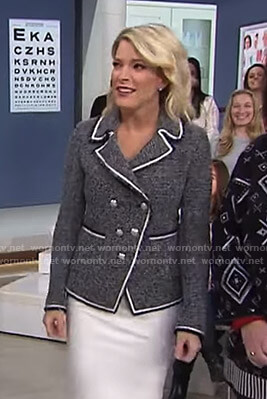 Megyn's grey tweed jacket on Today