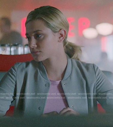 Betty's grey bomber jacket on Riverdale