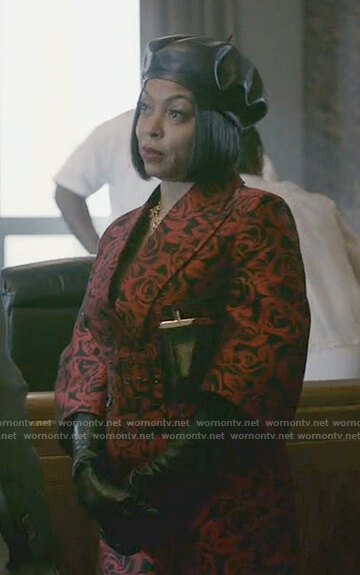 Cookie's rose print short sleeve coat on Empire