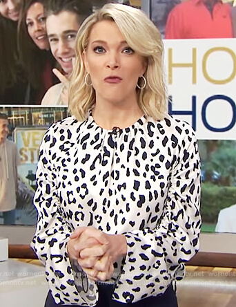 Megyn's leopard print top on Megyn Kelly Today